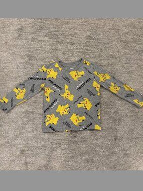 Pokemon Shirt - Pikachu Shirt - Long Sleeves - Cool Pokemon Graphic